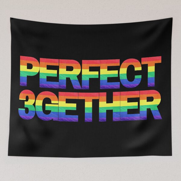 Item preview, PERFECT 3GETHER PRIDE FLAG | THROUPLE | TRIAD | POLYAMORY designed and sold by throuplescorner.