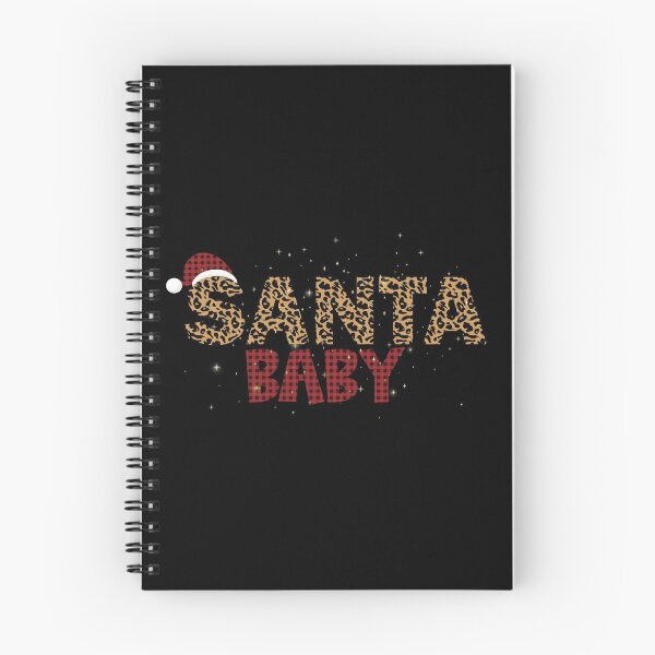 Item preview, Santa Baby in Leopard Print and Red and Black Buffalo Plaid designed and sold by Jennifer Church.