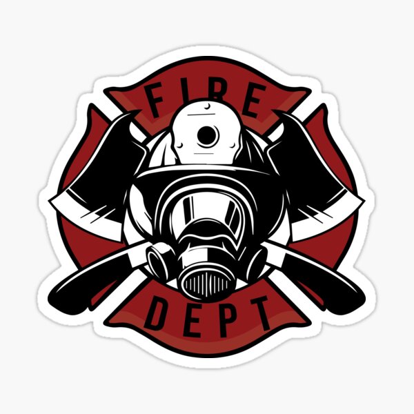 Firedept Fire Rescue Sticker