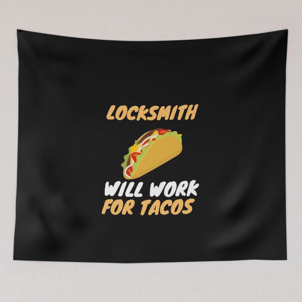 Item preview, locksmith taco lover designed and sold by SnowballStep.