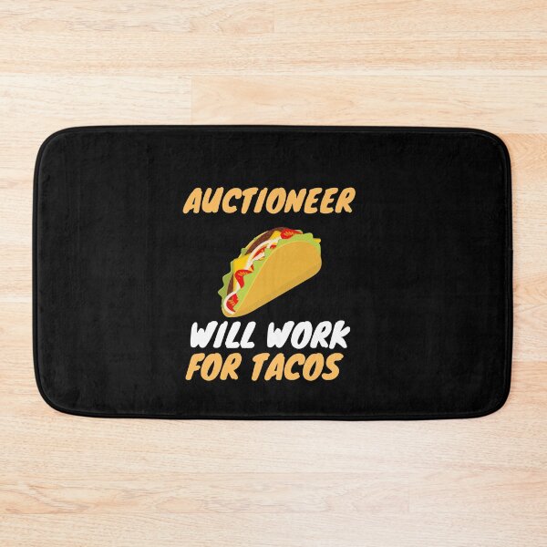Item preview, auctioneer taco lover designed and sold by SnowballStep.