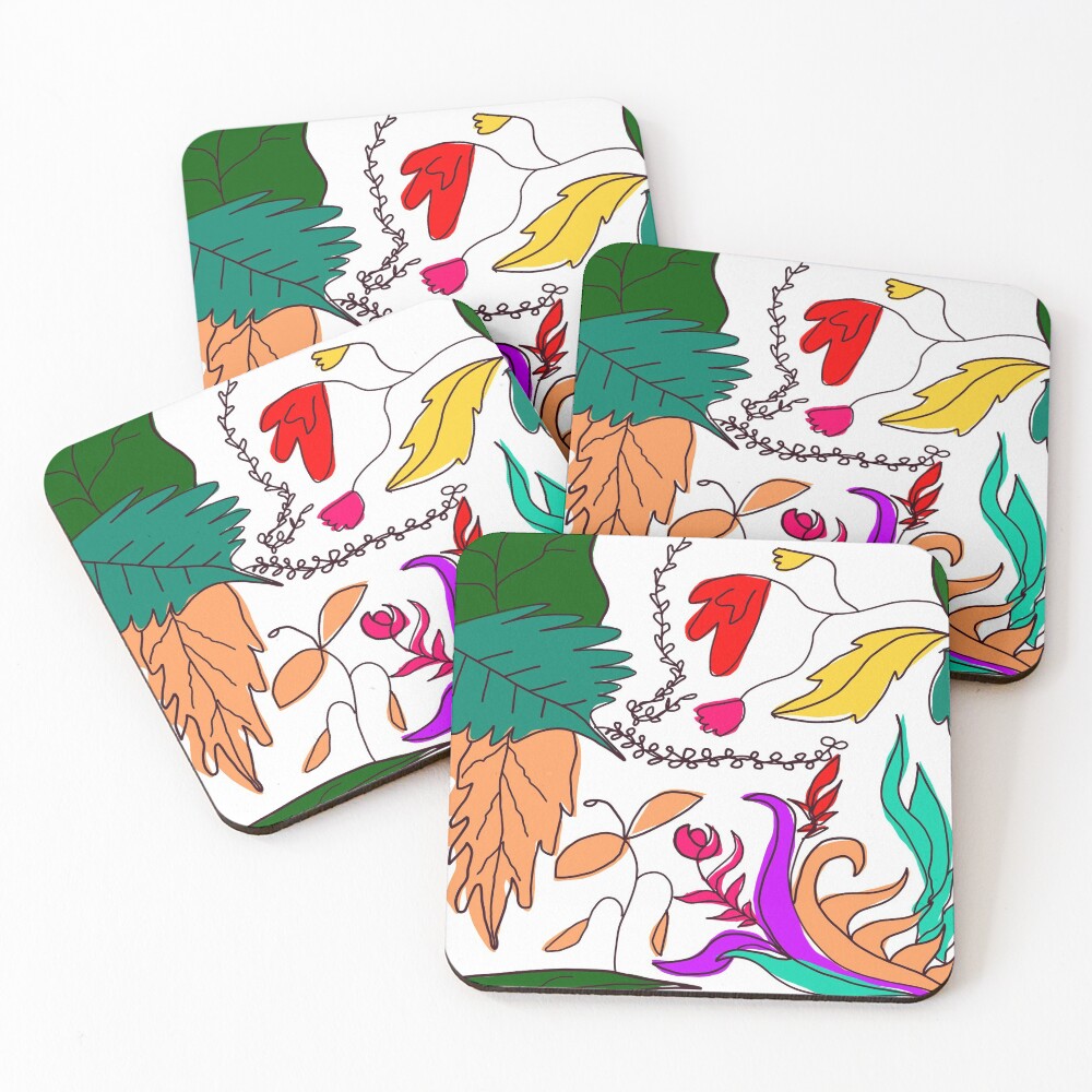 Item preview, Coasters (Set of 4) designed and sold by Yeaha.