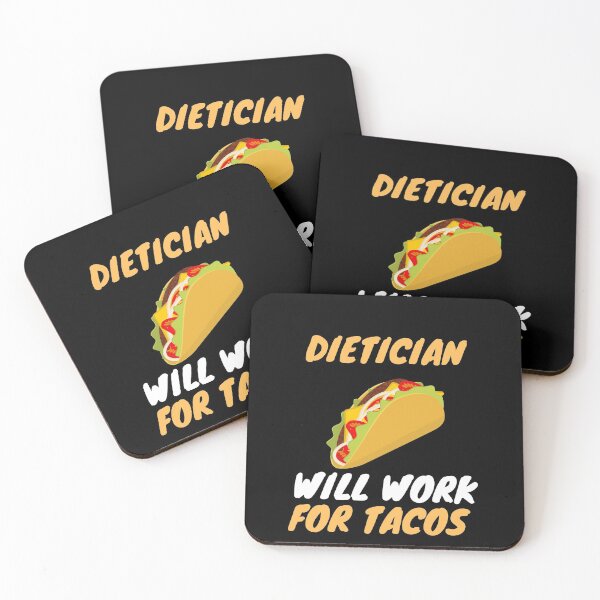 Item preview, dietician taco lover designed and sold by SnowballStep.