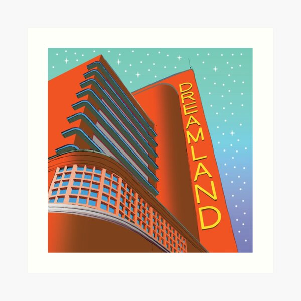 Dreamland Amusement Park, Margate, Thanet, Kent, England UK Art Print