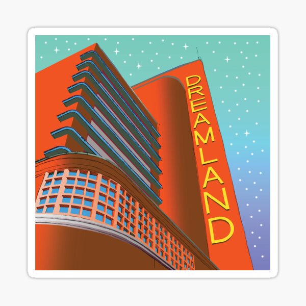 Dreamland Amusement Park, Margate, Thanet, Kent, England UK Sticker