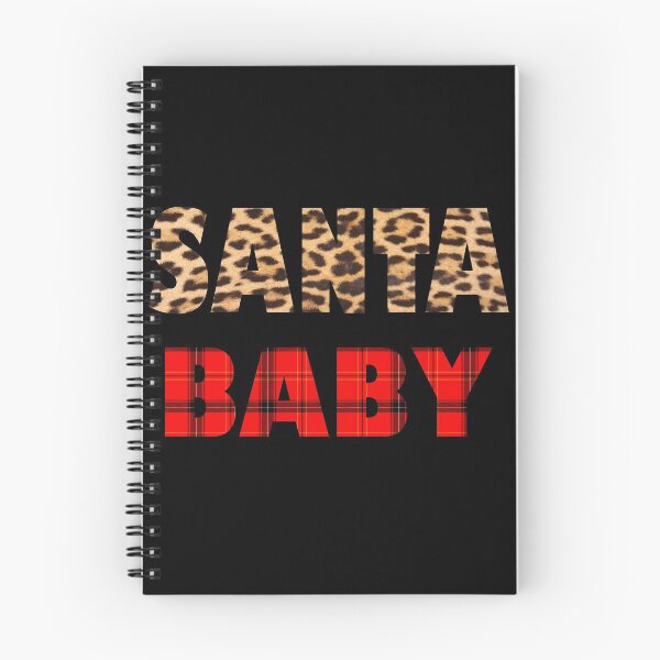 Item preview, Santa Baby in Leopard Print and Red and Black Plaid designed and sold by Jennifer Church.