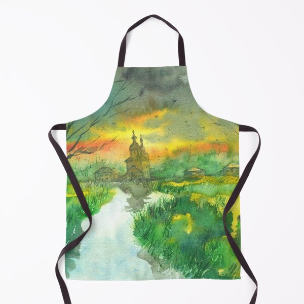Item preview, Suzdal Russia Landscape Painting 2 designed and sold by darrenyeoart.