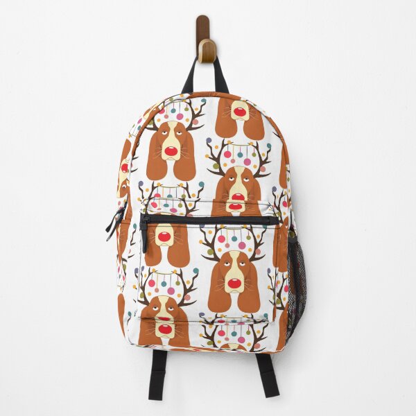 Item preview, Christmas Reindeer Basset Hound Dog designed and sold by Lulupainting.