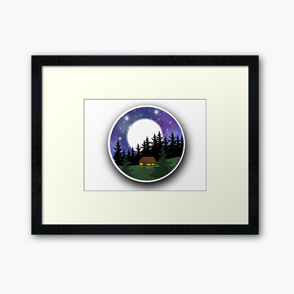 Surrounded In Peace Framed Art Print