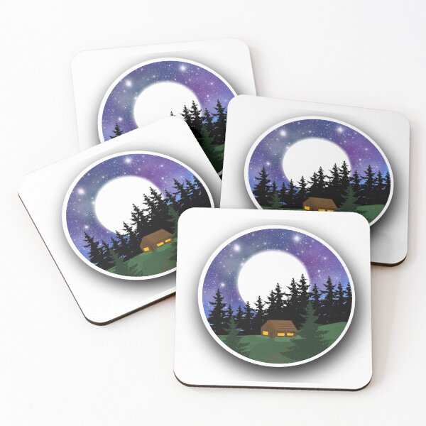 Surrounded In Peace Coasters (Set of 4)