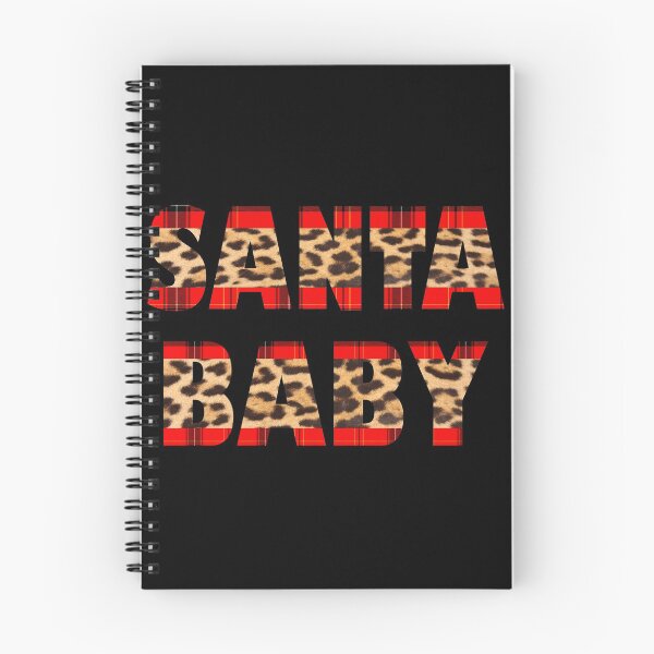 Item preview, Santa Baby in Leopard Print and Red and Black Plaid designed and sold by Jennifer Church.