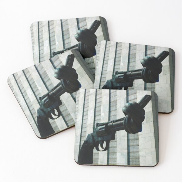 Item preview, Twisted Handgun at the United Nations (Painted) designed and sold by Blackadder Photography.