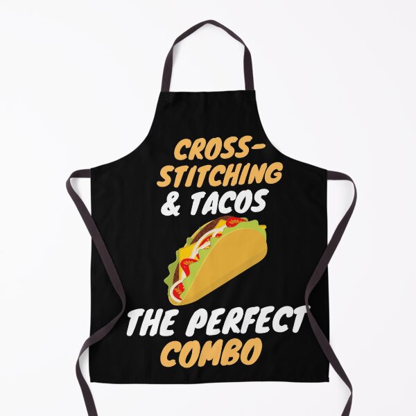 Item preview, cross-stitching taco lover designed and sold by SnowballStep.