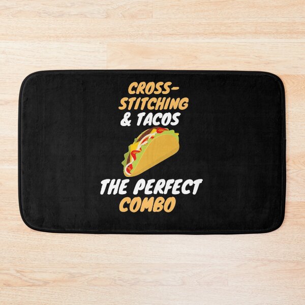 Item preview, cross-stitching taco lover designed and sold by SnowballStep.