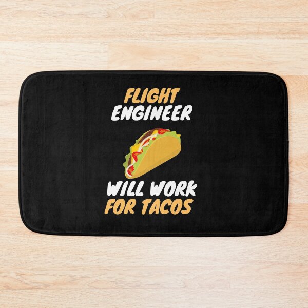 Item preview, flight engineer taco lover designed and sold by SnowballStep.