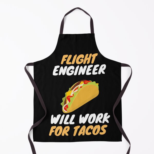 Item preview, flight engineer taco lover designed and sold by SnowballStep.
