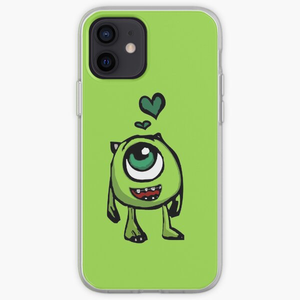 Baby Mike Wazowski enamorado Funda blanda para iPhone