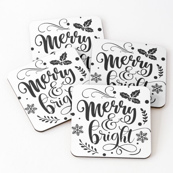 Item preview, Merry and Bright designed and sold by Color Me F*@k!ng Happy.