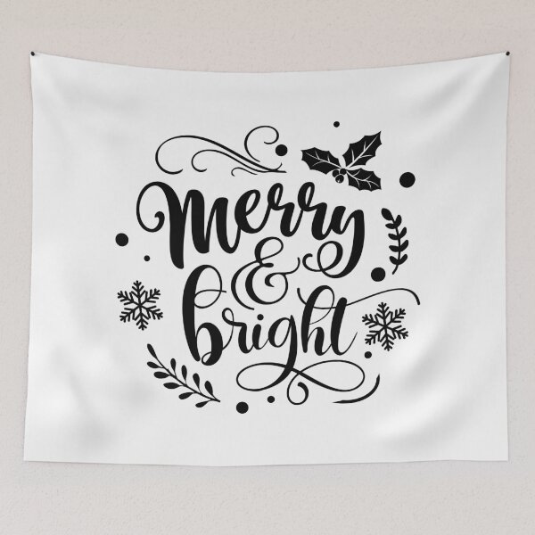 Item preview, Merry and Bright designed and sold by Color Me F*@k!ng Happy.