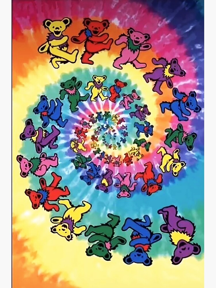 Psychedelic Grateful Dead Bear