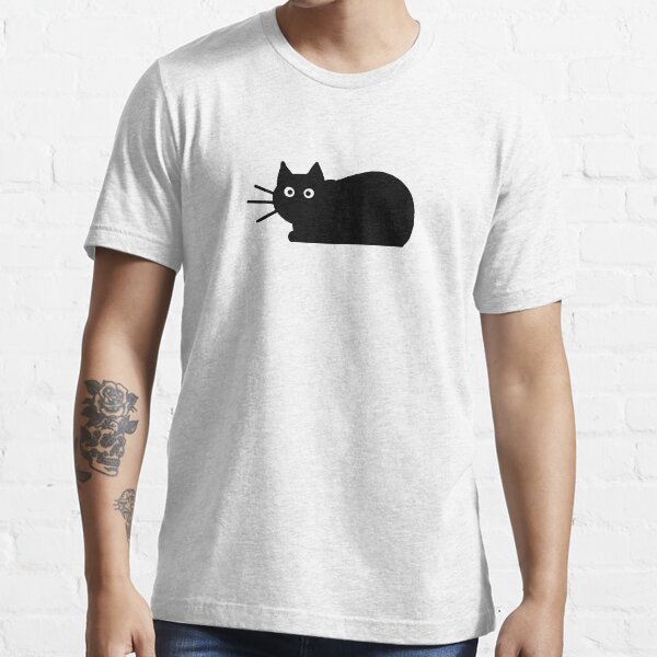 shirt with black cat