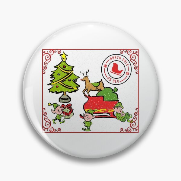 Artikelvorschau, Retro Weihnachtswerkstatt entworfen und verkauft von PawsitiveMum.