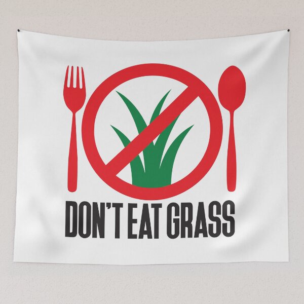 Item preview, Don't Eat Grass designed and sold by Andantino.