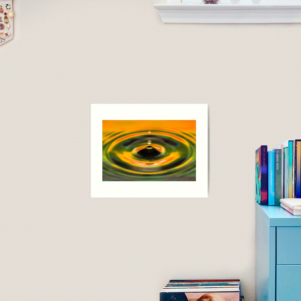 Water Drop Art Print