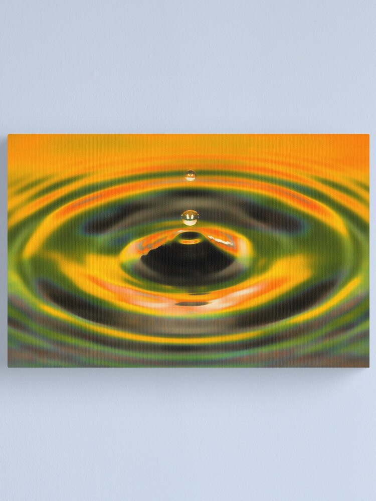Thumbnail 2 of 3, Canvas Print, Water Drop designed and sold by Richard  Windeyer.