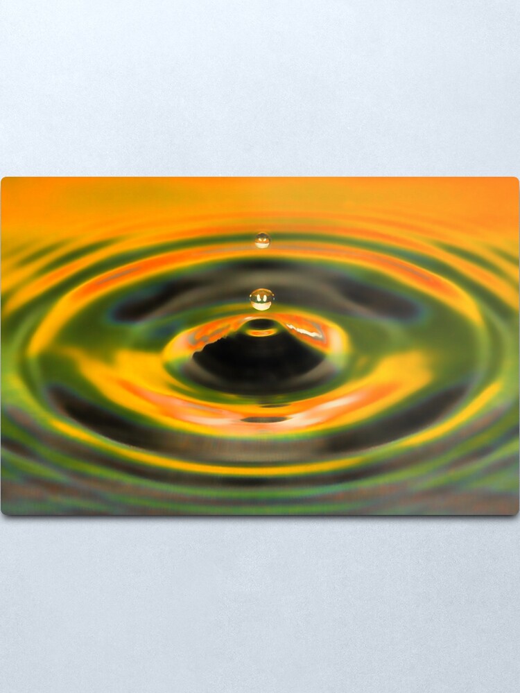 Alternate view of Water Drop Metal Print