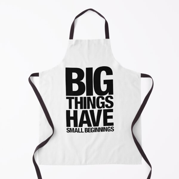 Item preview, Big Things Have Small Beginnings (Black Text) designed and sold by lemontee.