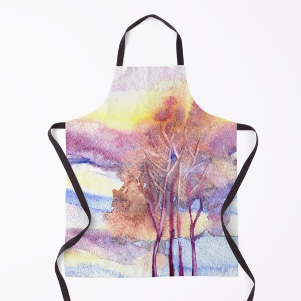 Item preview, Watercolor Winter Sunset designed and sold by adortopia.