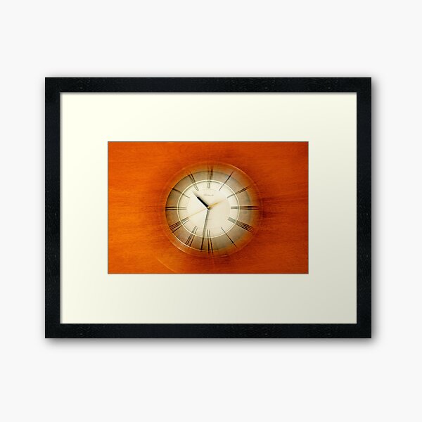 Time Framed Art Print