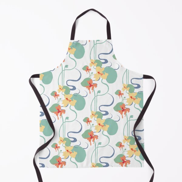 Item preview, Anya (Art Nouveau Nasturtium) - White designed and sold by the-dinsdale.