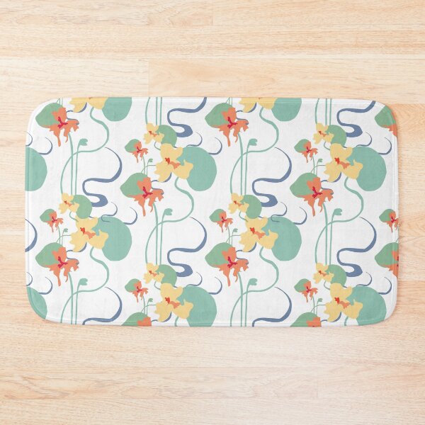 Item preview, Anya (Art Nouveau Nasturtium) - White  designed and sold by the-dinsdale.