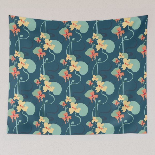 Item preview,  Anya (Art Nouveau Nasturtium) designed and sold by the-dinsdale.