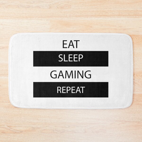 Item preview, Eat, Sleep, gaming, Repeat  designed and sold by Captionator.