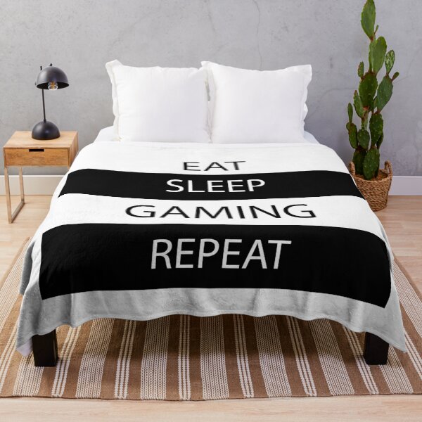 Item preview, Eat, Sleep, gaming, Repeat  designed and sold by Captionator.