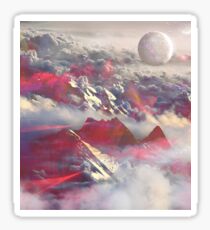 Above the clouds Sticker