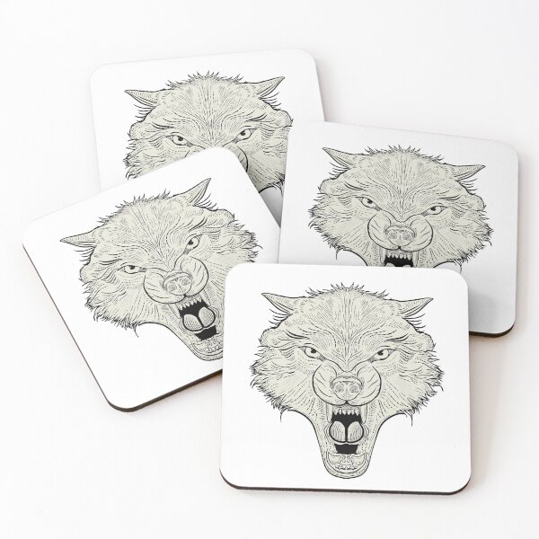 Item preview, Wolf Head Hand Drawn designed and sold by della95.