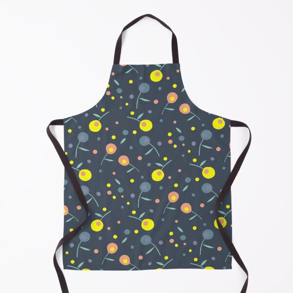 Item preview, Ina (Scandinavian Floral) - Navy Blue designed and sold by the-dinsdale.