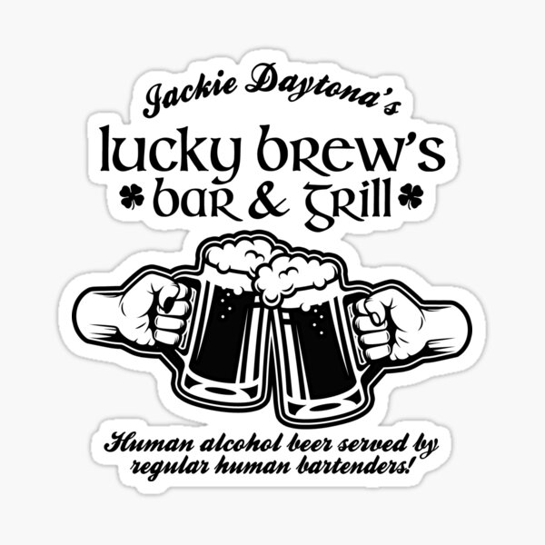 Aperçu de l'œuvre Jackie Daytona's Lucky Brew's Bar & Grill créée et vendue par ninthstreet.