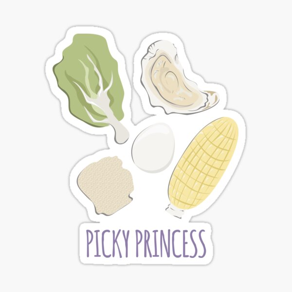 Picky Princess Sticker