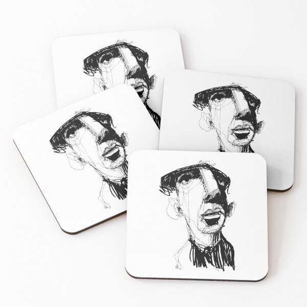 Item preview, Drawing of a man face designed and sold by h-and-c.