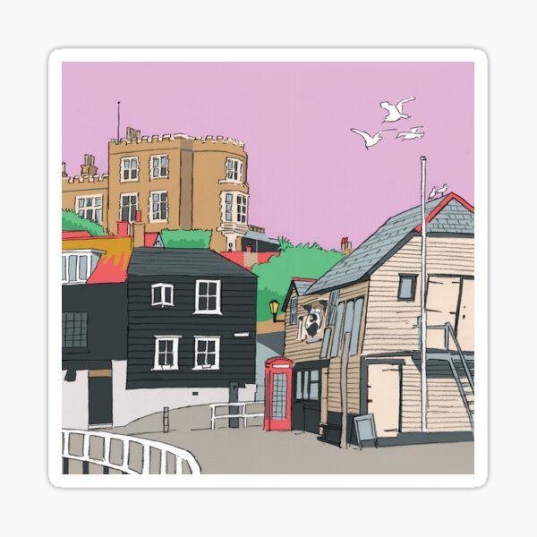 Bleak House Broadstairs Thanet Beach Kent UK Sticker