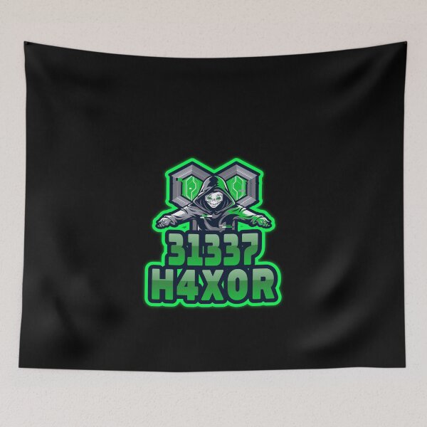 Item preview, Cyber security - 31337 H4X0R Green designed and sold by clubtee.