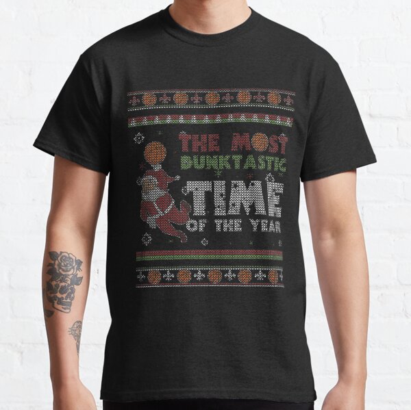 Season Greetings Mens Novelty Dunk Funny Reindeer Christmas Jumper Xmas Sweater