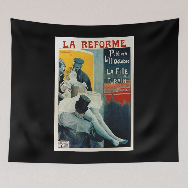 Item preview, retro la reforme publiera la fille du forain par melchior bonnefois designed and sold by CorasPosters.