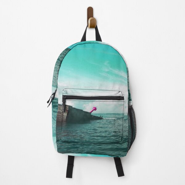 Item preview, Pop Teal Blue Skies and Deep Blue Ocean on the Horizon designed and sold by citrusapple.