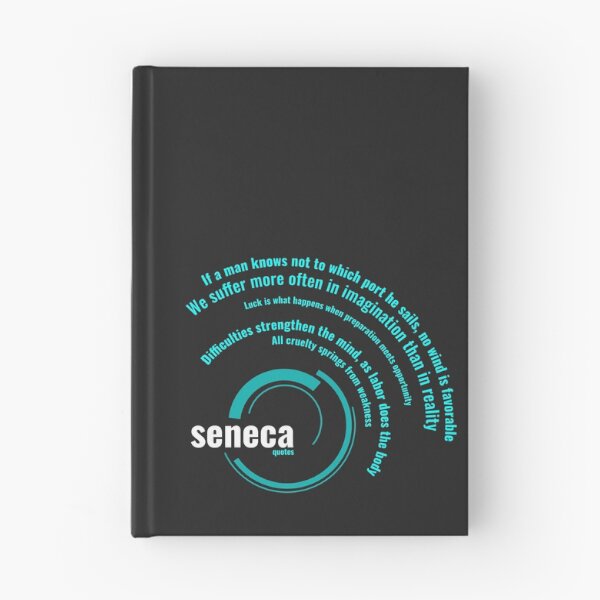Item preview, Lucius Annaeus Seneca quotes typographic poster designed and sold by CMYKStudio.